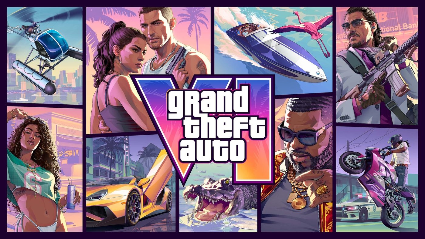 The official cover art, Lucia and Jason at the centre of the panel grid.