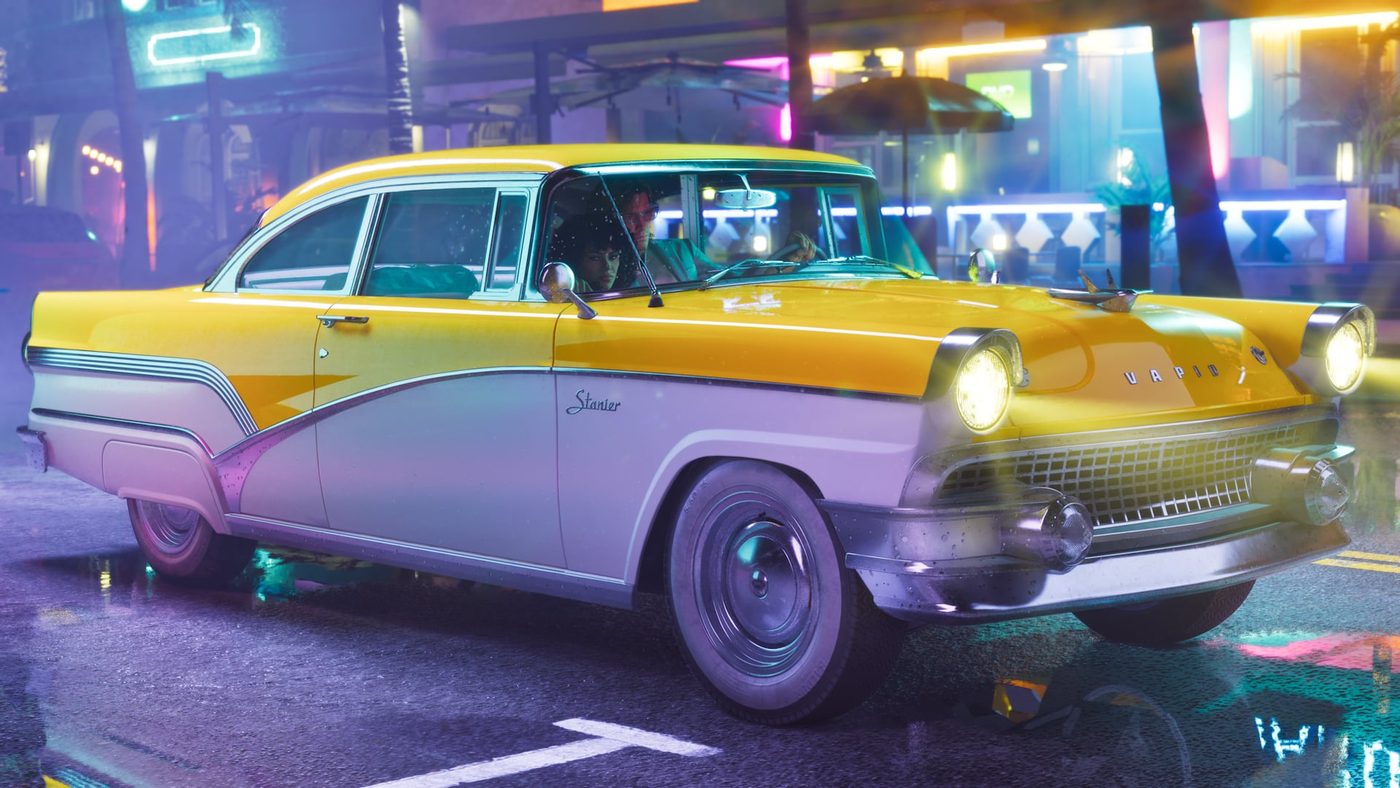 The '55 Vapid Stanier Sedan from the Vintage Vice City Pack.