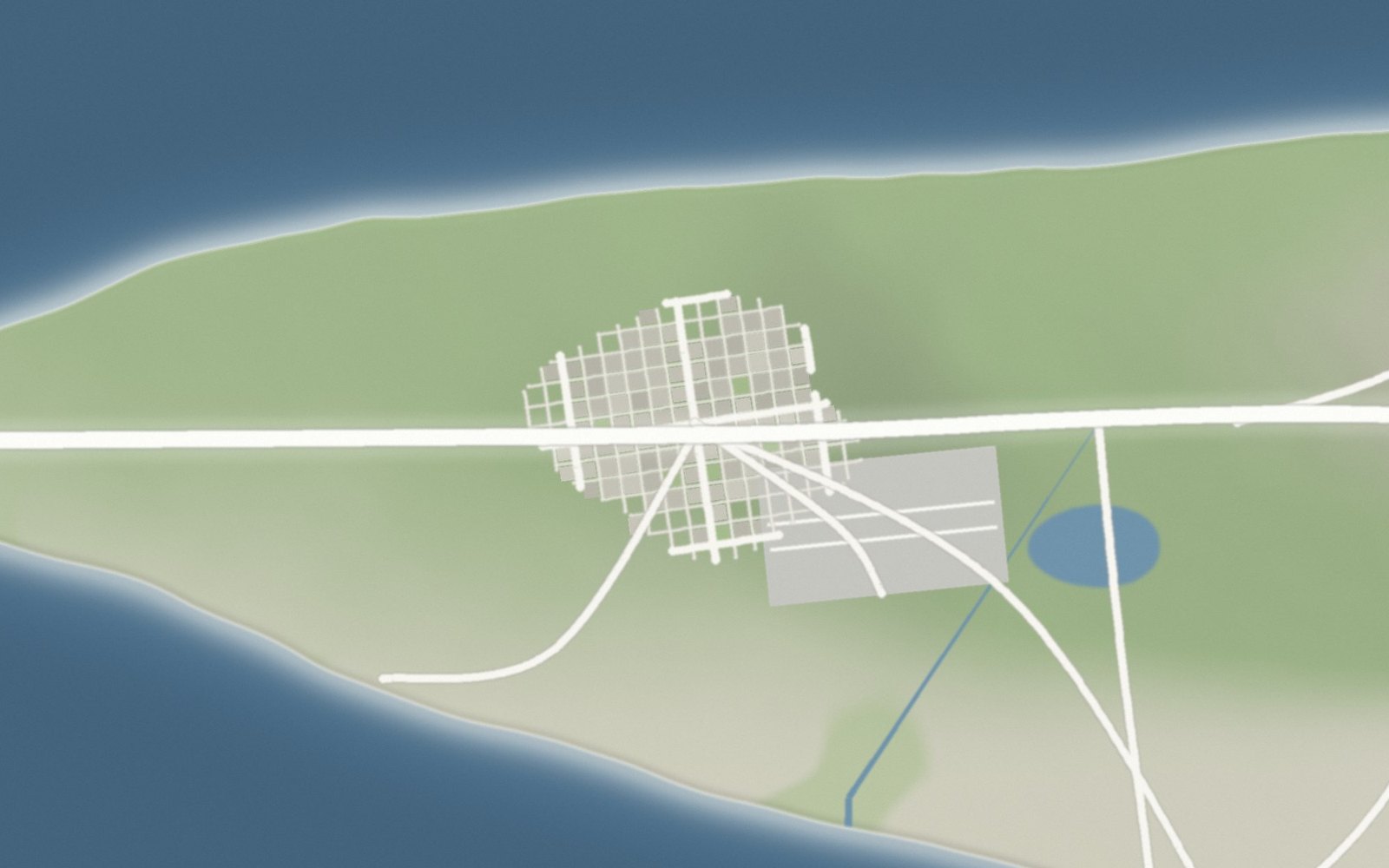 Port Gellhorn, atlas view